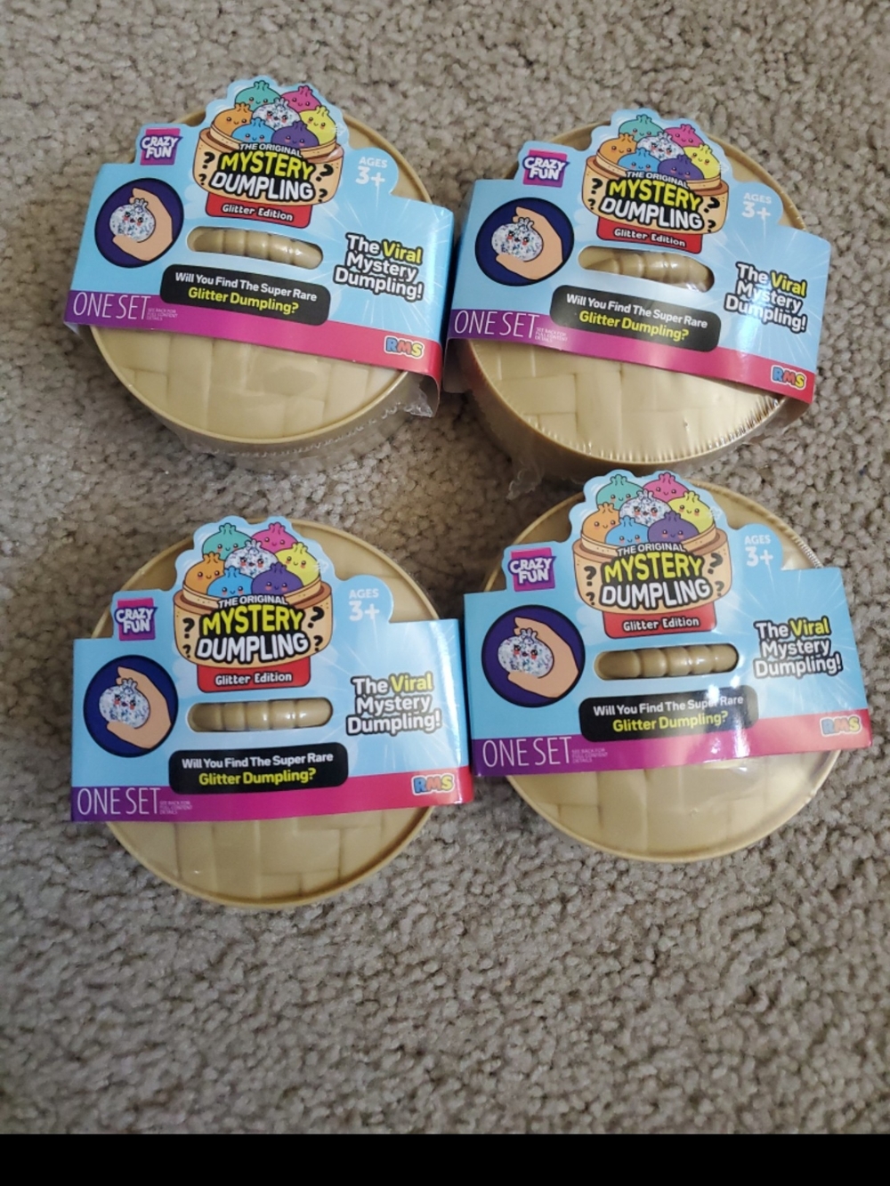 RMS DUMPLINGS Glitter Edition Kids Toy - Beige
